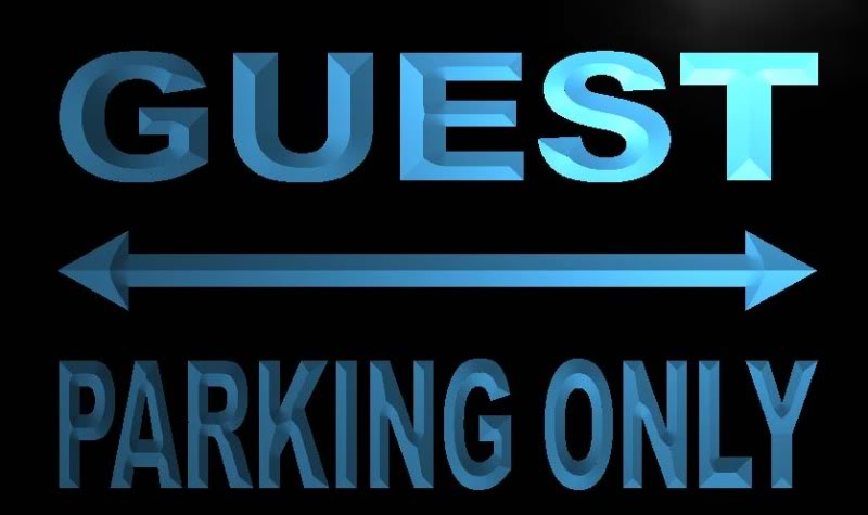 Guest Parking Only Neon Light Sign